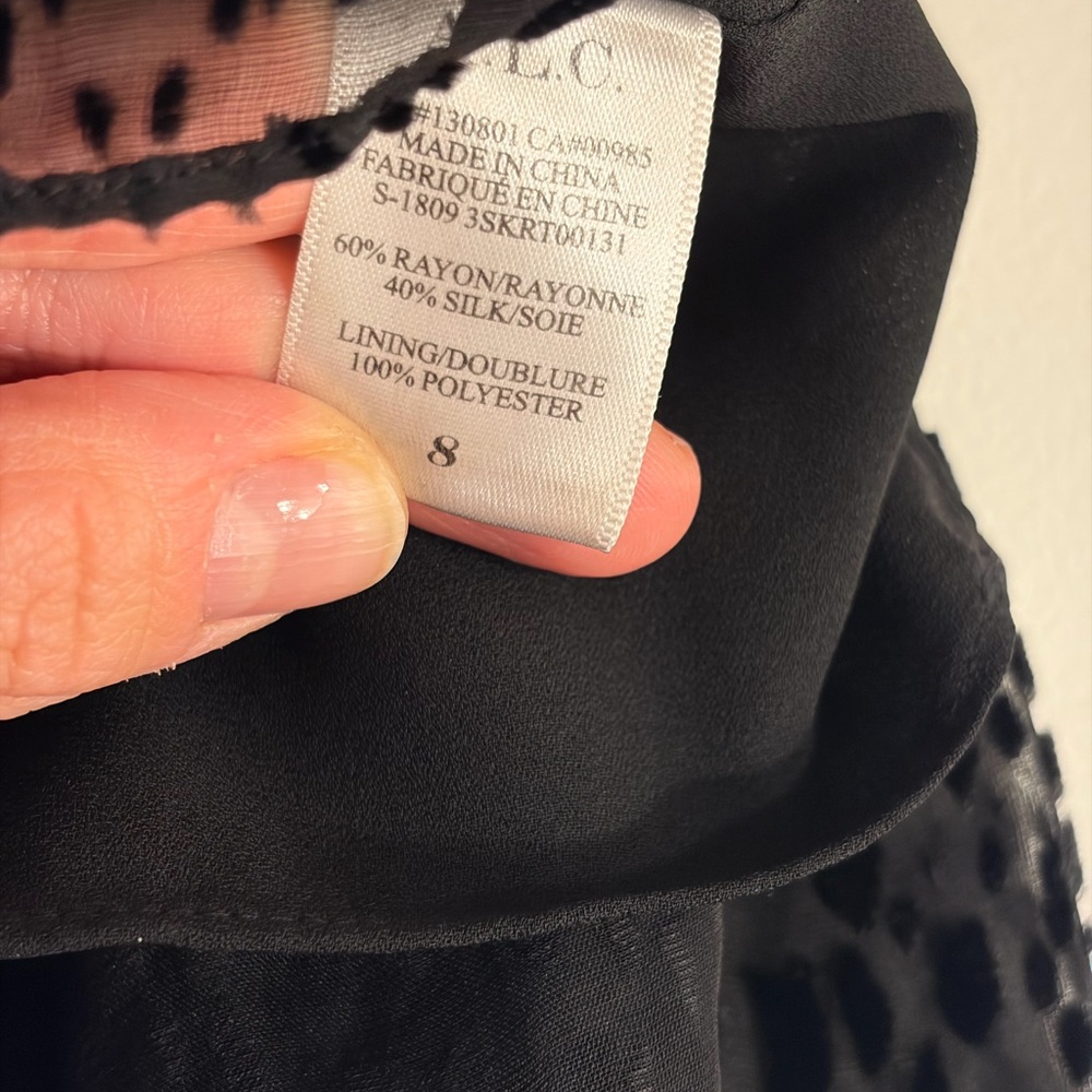ALC Textured Ruffle Mini Skirt - Picture 4 of 4